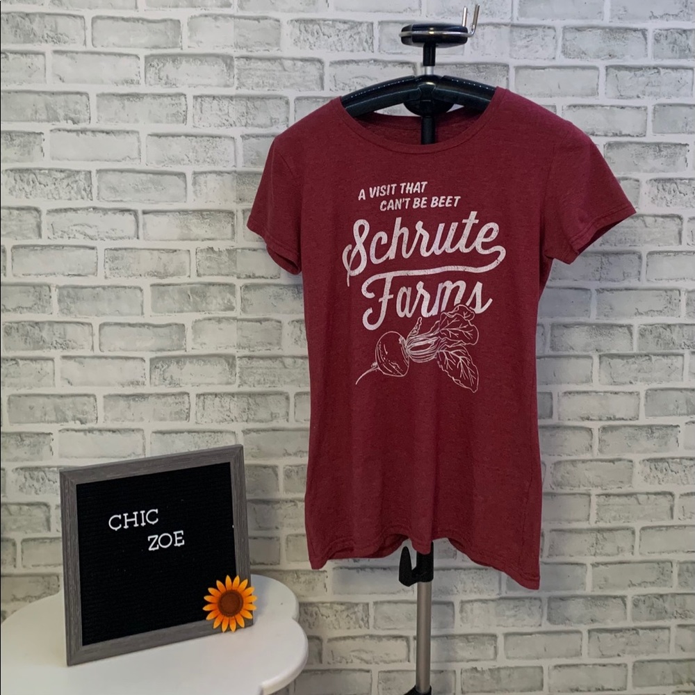 shrute farms graphic tee